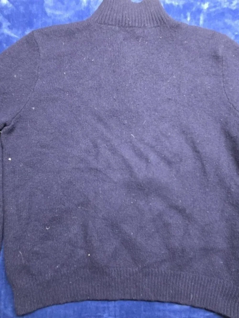 VTG Polo by Ralph Lauren ¼ Zip Lambswool Sweater Navy XL